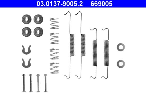 ATE 03.0137-9005.2 Accessory Kit, brake shoes