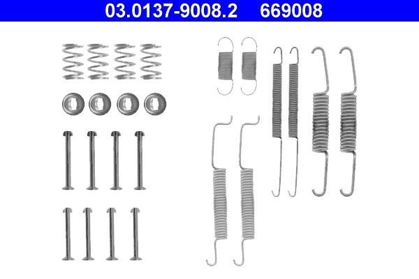 ATE 03.0137-9008.2 Accessory Kit, brake shoes