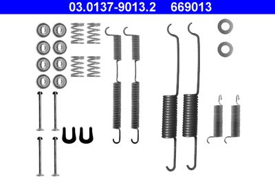 Accessory Kit, brake shoes ATE 03.0137-9013.2