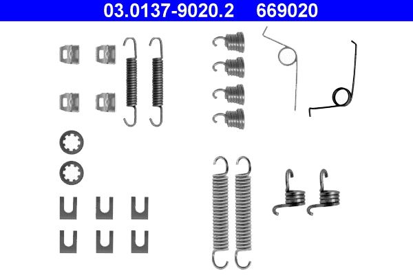 ATE 03.0137-9020.2 Accessory Kit, brake shoes