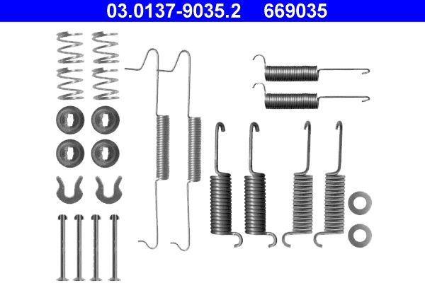 ATE 03.0137-9035.2 Accessory Kit, brake shoes