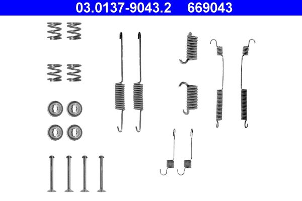 ATE 03.0137-9043.2 Accessory Kit, brake shoes