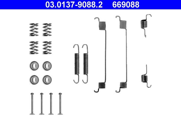 ATE 03.0137-9088.2 Accessory Kit, brake shoes