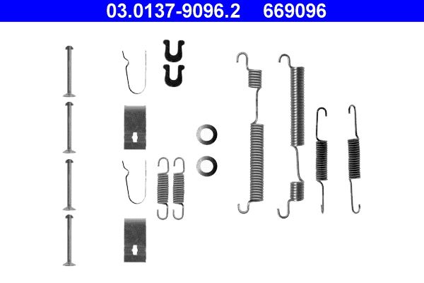 ATE 03.0137-9096.2 Accessory Kit, brake shoes