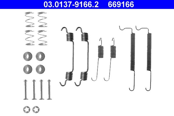 ATE 03.0137-9166.2 Accessory Kit, brake shoes