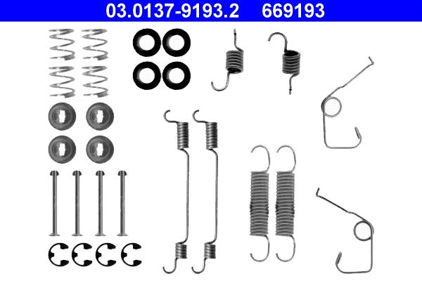 ATE 03.0137-9193.2 Accessory Kit, brake shoes