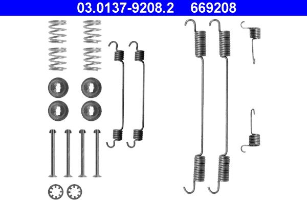 ATE 03.0137-9208.2 Accessory Kit, brake shoes