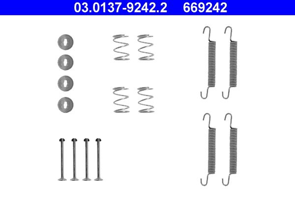 ATE 03.0137-9242.2 Accessory Kit, parking brake shoes
