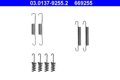 Accessory Kit, parking brake shoes ATE 03.0137-9255.2