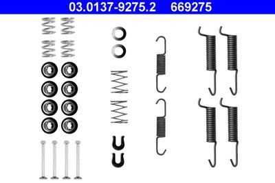 Accessory Kit, parking brake shoes ATE 03.0137-9275.2