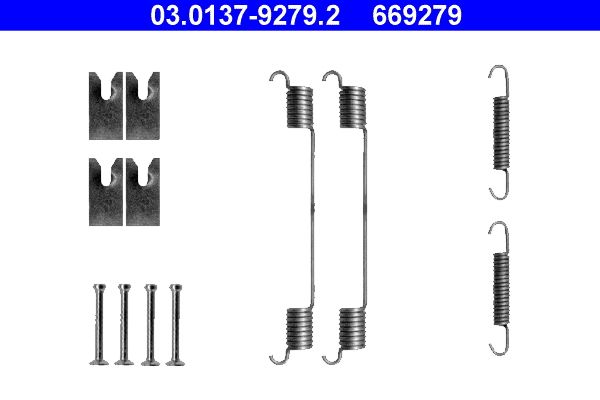 ATE 03.0137-9279.2 Accessory Kit, brake shoes