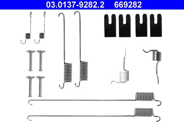 ATE 03.0137-9282.2 Accessory Kit, brake shoes