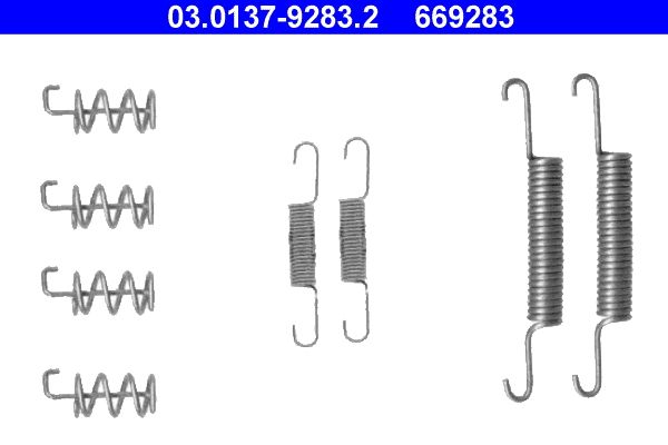 ATE 03.0137-9283.2 Accessory Kit, parking brake shoes