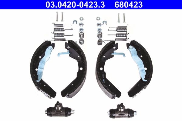ATE 03.0420-0423.3 Brake Shoe Set