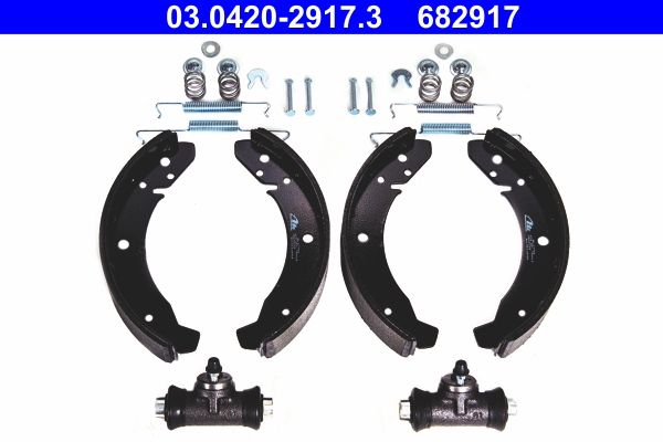 ATE 03.0420-2917.3 Brake Shoe Set