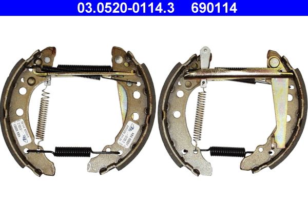 ATE 03.0520-0114.3 Brake Shoe Set