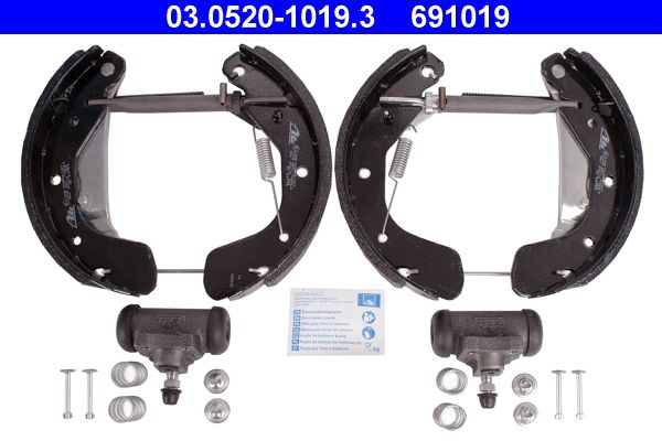 ATE 03.0520-1019.3 Brake Shoe Set