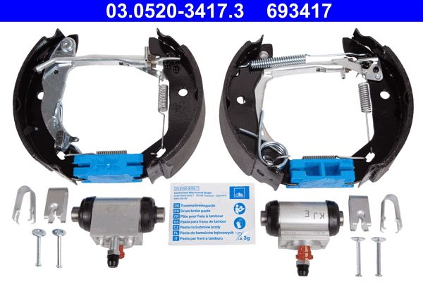 ATE 03.0520-3417.3 Brake Shoe Set