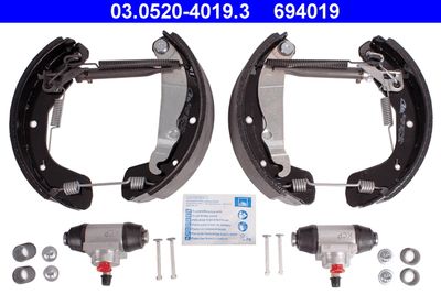 Brake Shoe Set ATE 03.0520-4019.3