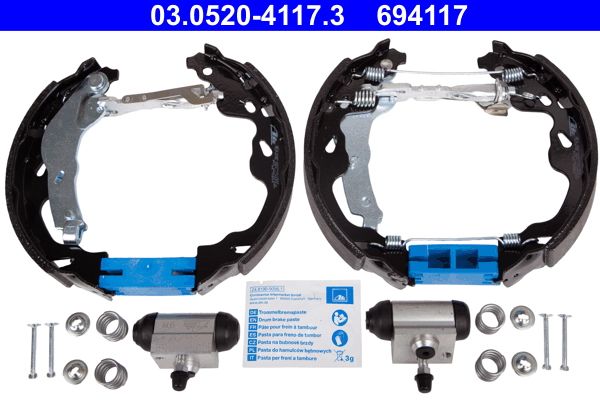 ATE 03.0520-4117.3 Brake Shoe Set