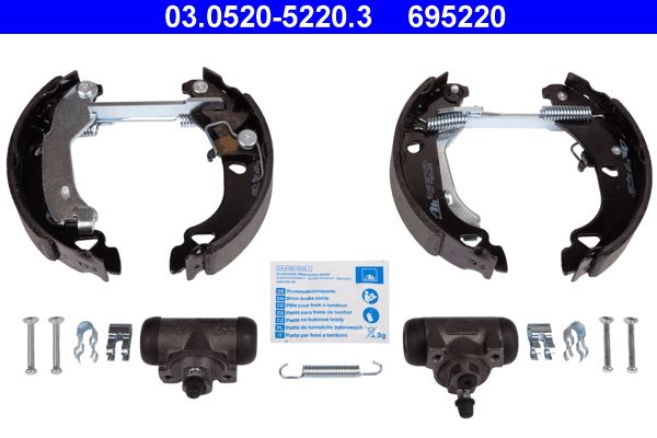 ATE 03.0520-5220.3 Brake Shoe Set