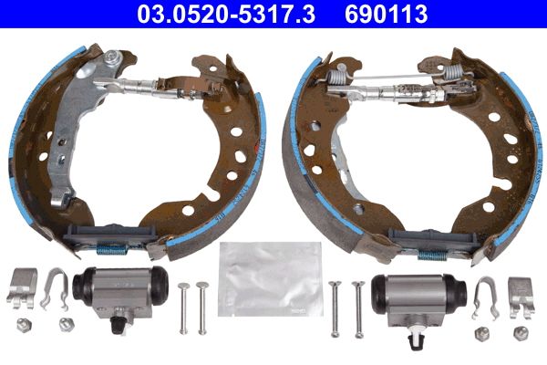 ATE 03.0520-5317.3 Brake Shoe Set