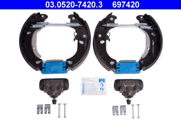 ATE 03.0520-7420.3 Brake Shoe Set
