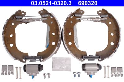 Brake Shoe Set ATE 03.0521-0320.3