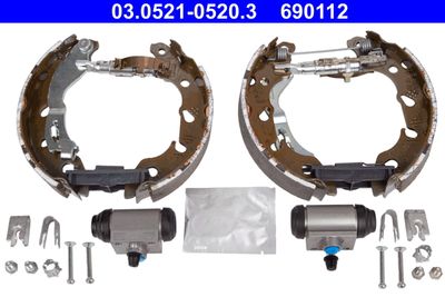 Brake Shoe Set ATE 03.0521-0520.3