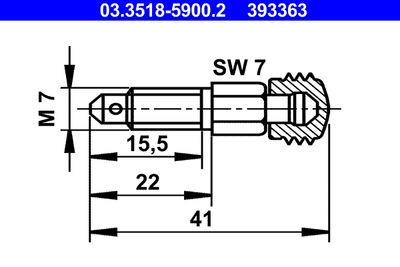 Breather Screw/Valve ATE 03.3518-5900.2