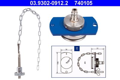 Brake Bleeder Adapter ATE 03.9302-0912.2