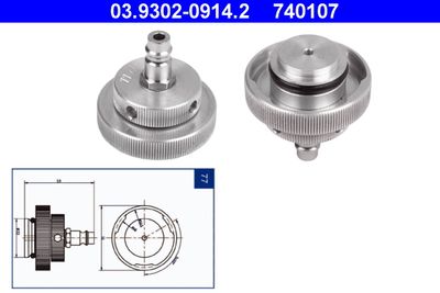 Brake Bleeder Adapter ATE 03.9302-0914.2