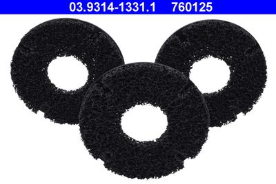 Cleaning Disc, wheel hub cleaning set ATE 03.9314-1331.1