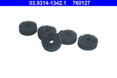 Cleaning Disc, wheel hub cleaning set ATE 03.9314-1342.1
