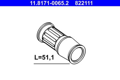 Guide Sleeve, brake caliper ATE 11.8171-0065.2