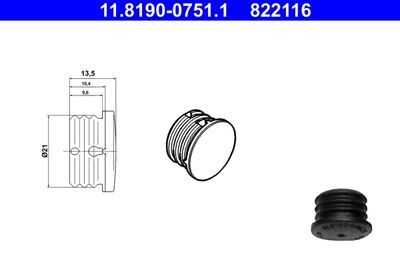Sealing-/Protection Plugs ATE 11.8190-0751.1