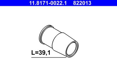Guide Sleeve, brake caliper ATE 11.8171-0022.1