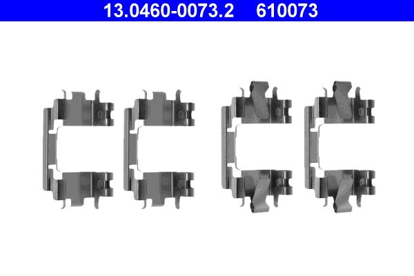 ATE 13.0460-0073.2 Accessory Kit, disc brake pad