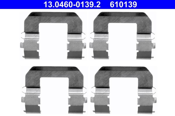 ATE 13.0460-0139.2 Accessory Kit, disc brake pad