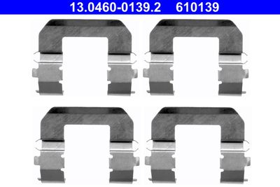 Accessory Kit, disc brake pad ATE 13.0460-0139.2