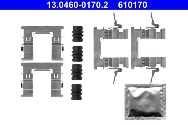 ATE 13.0460-0170.2 Accessory Kit, disc brake pad