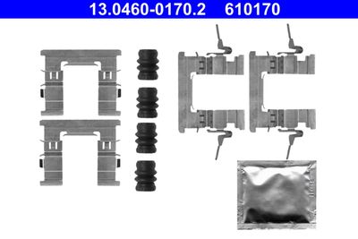 Accessory Kit, disc brake pad ATE 13.0460-0170.2