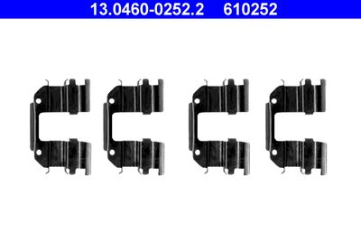Accessory Kit, disc brake pad ATE 13.0460-0252.2