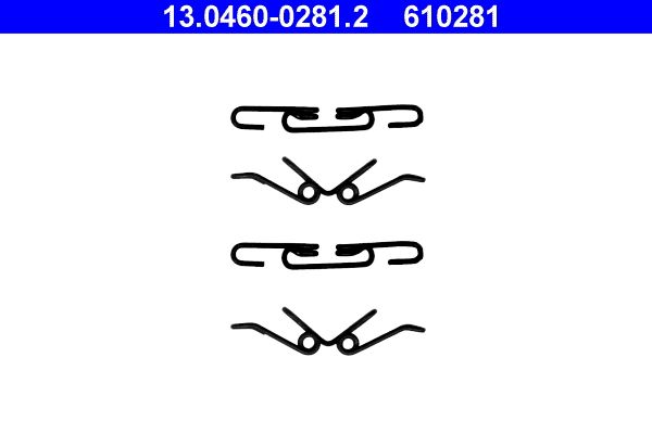 ATE 13.0460-0281.2 Accessory Kit, disc brake pad