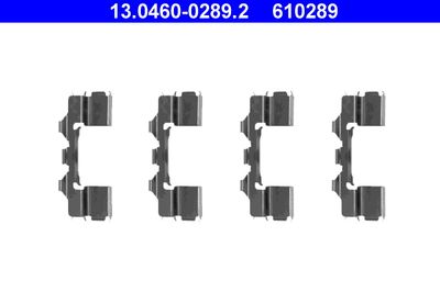 Accessory Kit, disc brake pad ATE 13.0460-0289.2