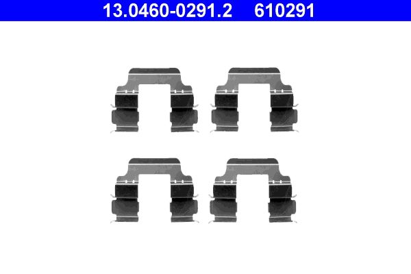 ATE 13.0460-0291.2 Accessory Kit, disc brake pad