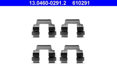 Accessory Kit, disc brake pad ATE 13.0460-0291.2