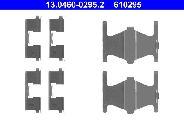 ATE 13.0460-0295.2 Accessory Kit, disc brake pad