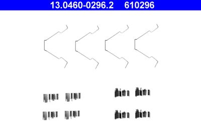 Accessory Kit, disc brake pad ATE 13.0460-0296.2