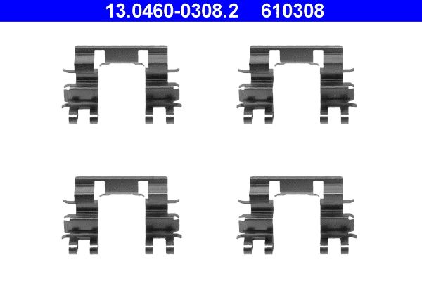 ATE 13.0460-0308.2 Accessory Kit, disc brake pad